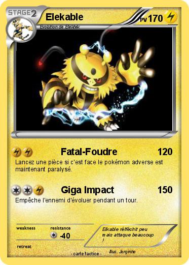Pokemon Elekable
