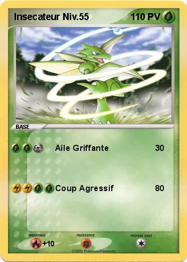 Pokemon Insecateur Niv.55