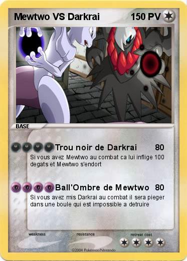Pokemon Mewtwo VS Darkrai