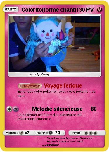 Pokemon Colorito(forme chant)