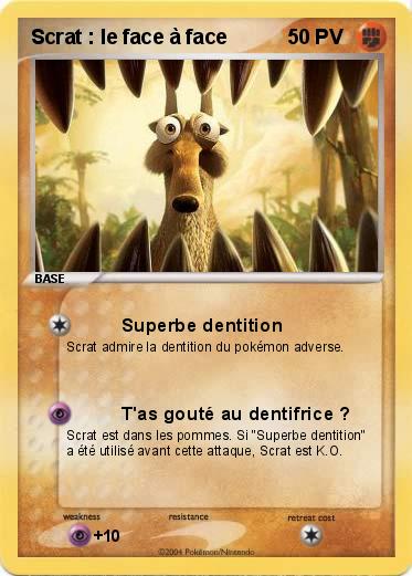 Pokemon Scrat : le face à face
