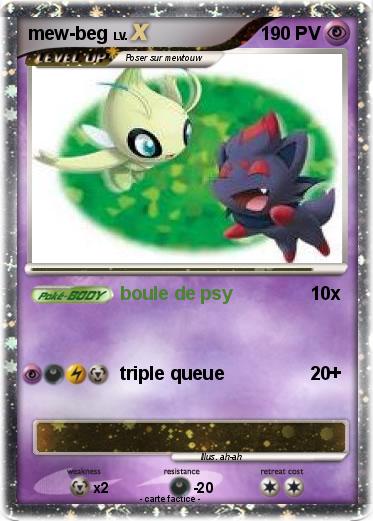Pokemon mew-beg