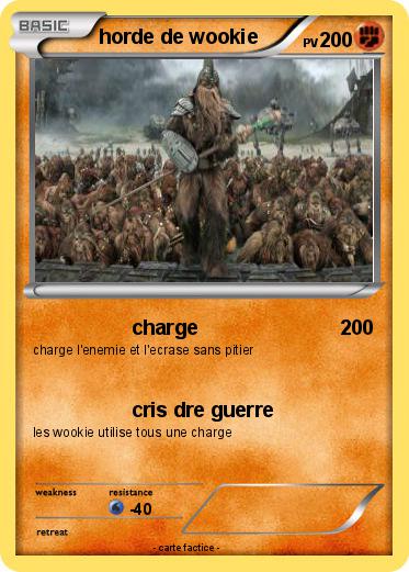 Pokemon horde de wookie
