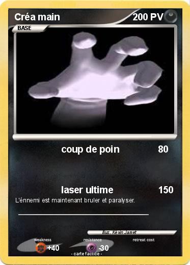Pokemon Créa main