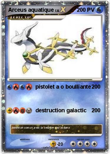 Pokemon Arceus aquatique