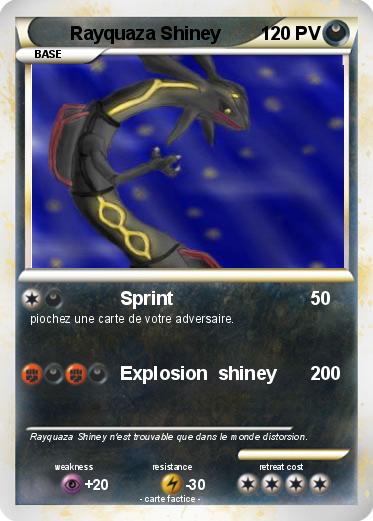 Pokemon Rayquaza Shiney