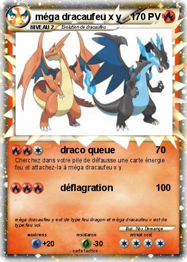 Pokemon méga dracaufeu x y
