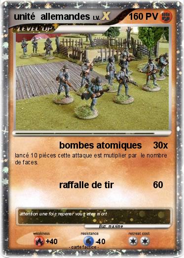 Pokemon unité  allemandes