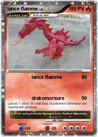 Pokemon lance flamme