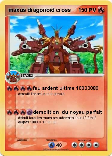Pokemon maxus dragonoid cross