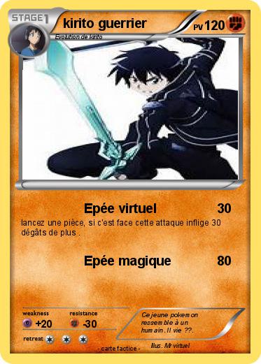 Pokemon kirito guerrier