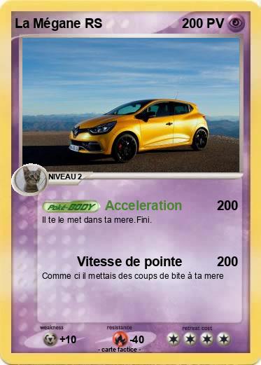 Pokemon La Mégane RS