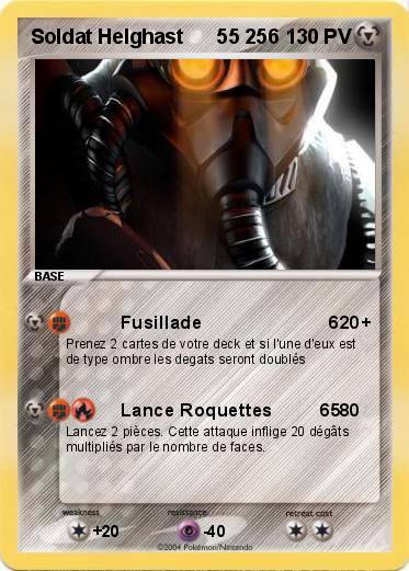 Pokemon Soldat Helghast      55 256