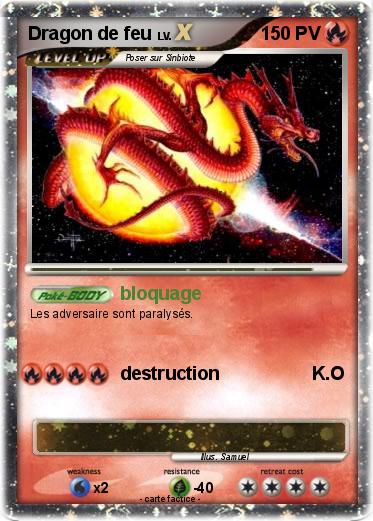 Pokemon Dragon de feu