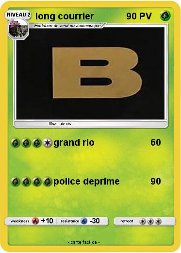 Pokemon long courrier