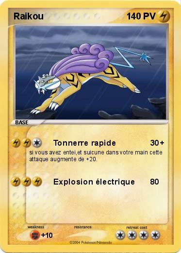 Pokemon Raikou