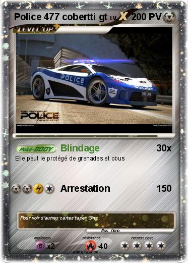 Pokemon Police 477 cobertti gt