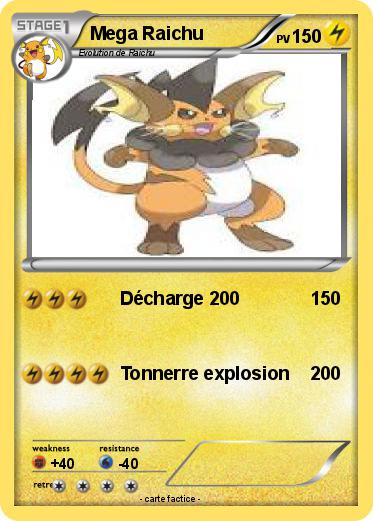 Pokemon Mega Raichu