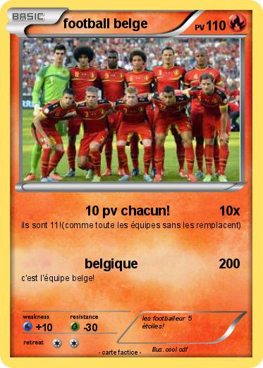 Pokemon football belge