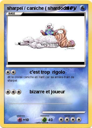 Pokemon sharpeï / caniche ( shardoodle )