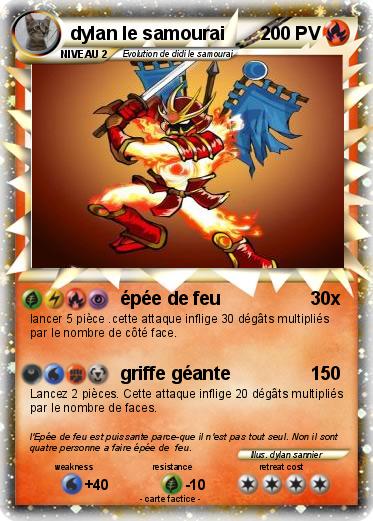 Pokemon dylan le samourai