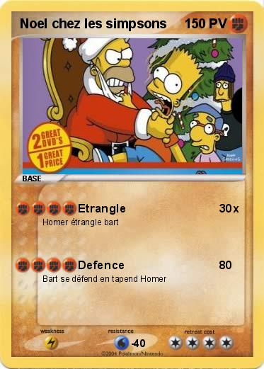 Pokemon Noel chez les simpsons