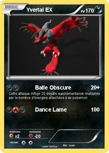 Pokemon Yvertal EX