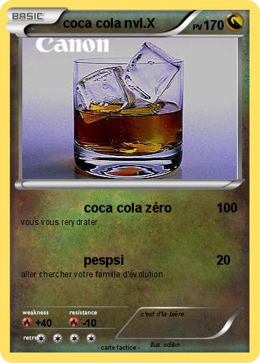 Pokemon coca cola nvl.X