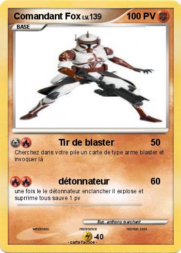 Pokemon Comandant Fox