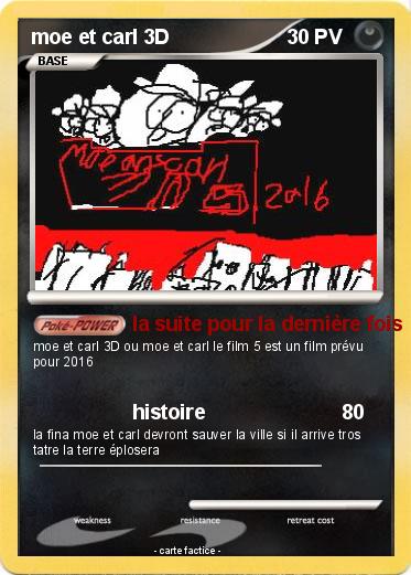 Pokemon moe et carl 3D