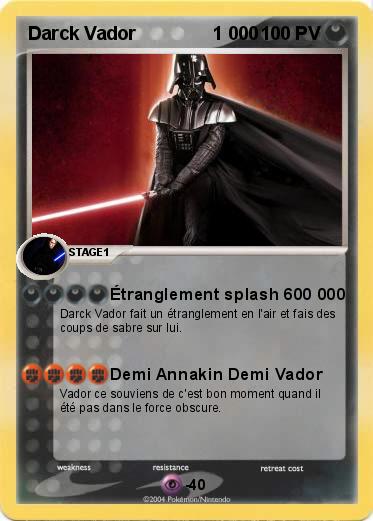 Pokemon Darck Vador               1 000