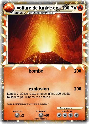 Pokemon voiture de tunige ex