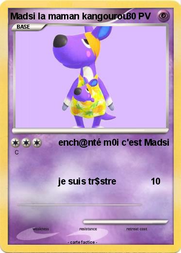 Pokemon Madsi la maman kangourou