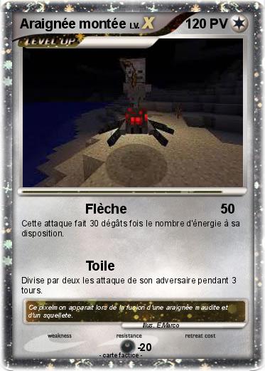 Pokemon Araignée montée