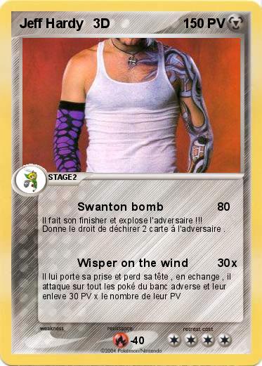 Pokemon Jeff Hardy   3D