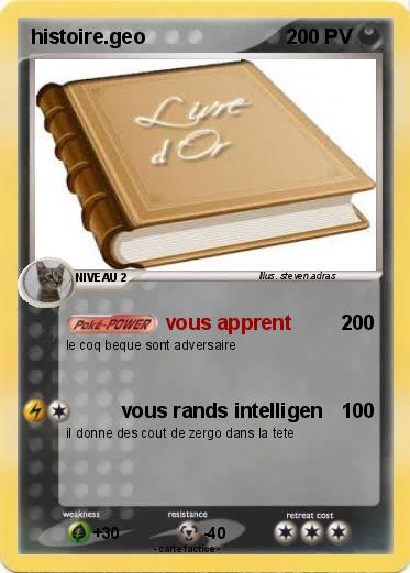 Pokemon histoire.geo