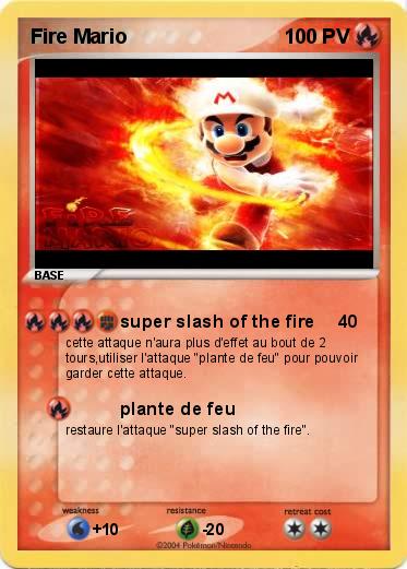 Pokemon Fire Mario