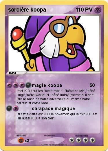 Pokemon sorcière koopa