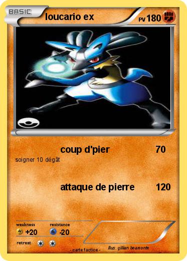 Pokemon loucario ex