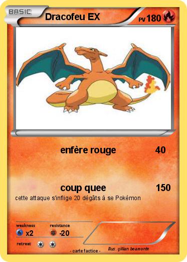 Pokemon Dracofeu EX