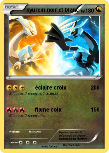 Pokemon kyurem noir et blanc