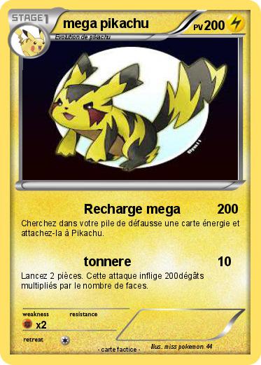 Pokemon mega pikachu