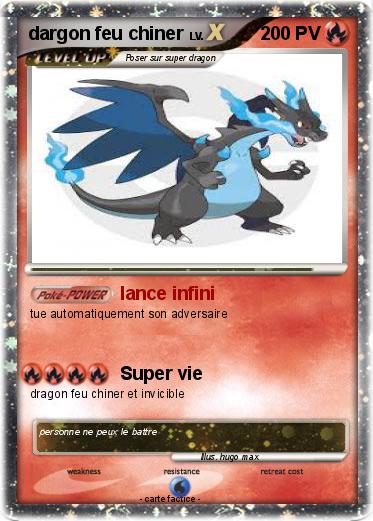 Pokemon dargon feu chiner