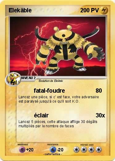 Pokemon Elekâble