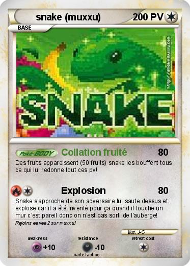 Pokemon snake (muxxu)