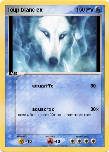 Pokemon loup blanc ex
