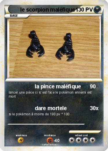 Pokemon le scorpion maléfique