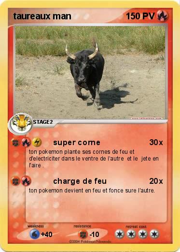 Pokemon taureaux man