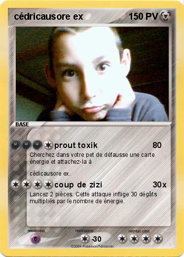 Pokemon cédricausore ex