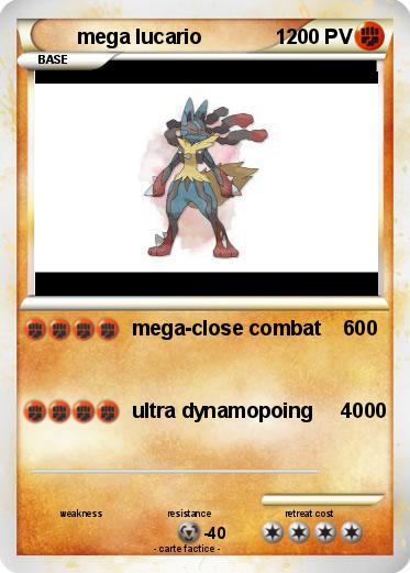 Pokemon mega lucario             1